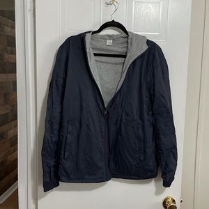 Navy Windbreaker